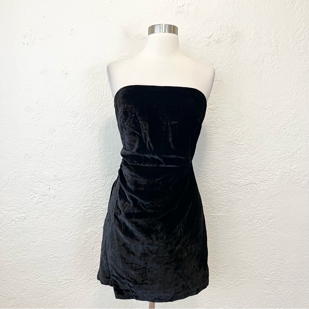 House Of Harlow Dress Black Velvet Small S